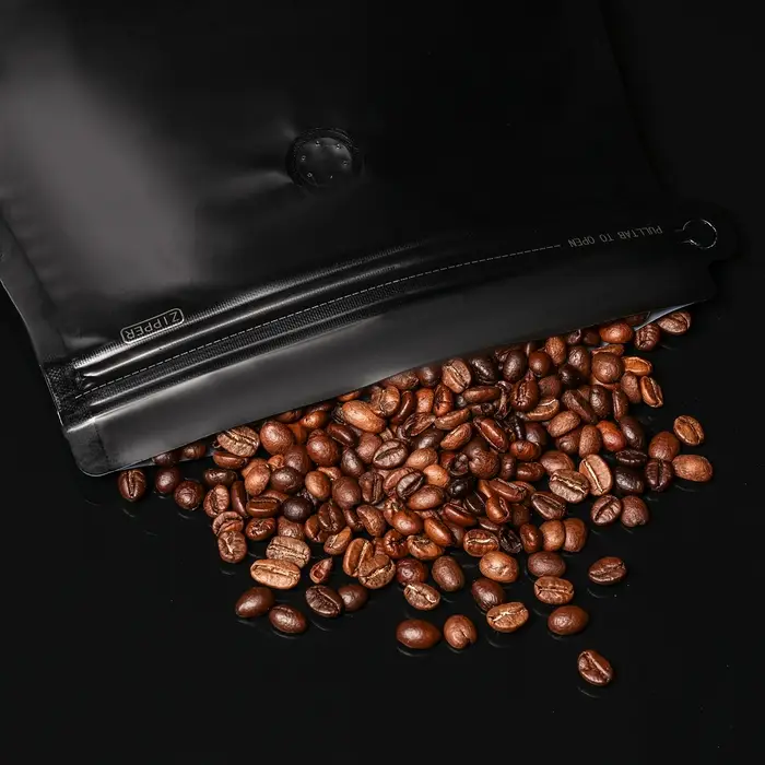 Пакет восьмишовный с замком, чёрный,17.5 х (19.5×22.5) х 4.5