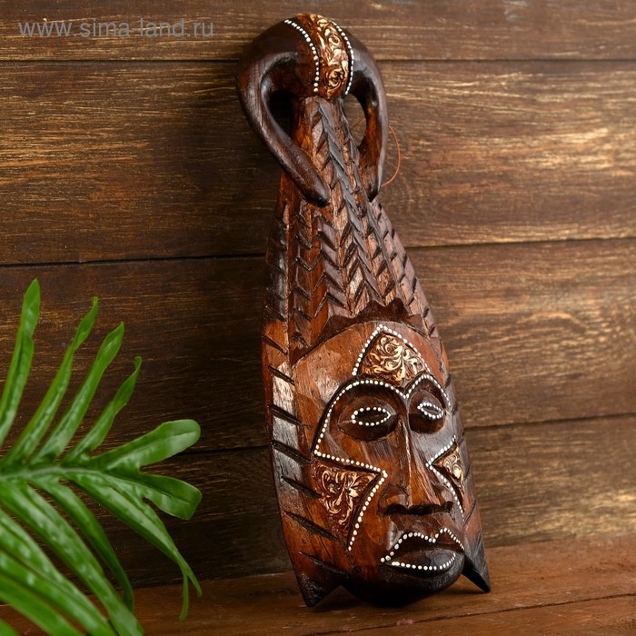 Маска дерево Маска дерево "Абориген" 34х12х5,5 см