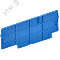 ARMAFIX Заглушка EPCX6-3 BU для колодки клеммной CP/CX6-3 синяя IEK