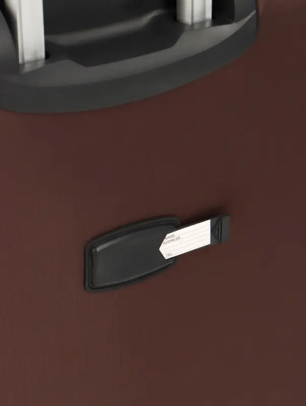 Чемодан на колёсах TEXTURA, кодовый замок, с увеличением, 47&times;30&times;78 см, 28", коричневый