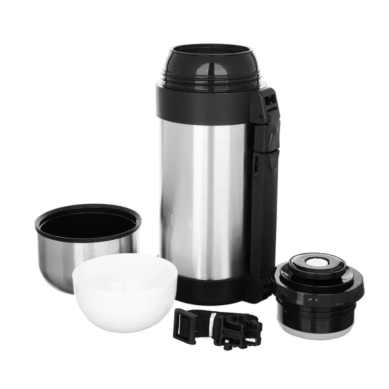 VETTA Термос металлический "Туристический" с широким горлом 1,20л серебристый