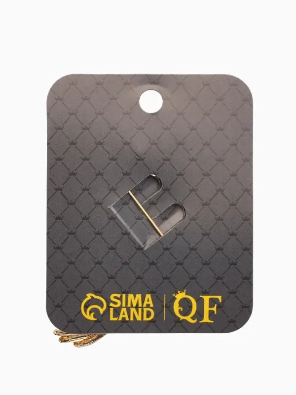 Брошь  Брошь "Колоски", цвет золото