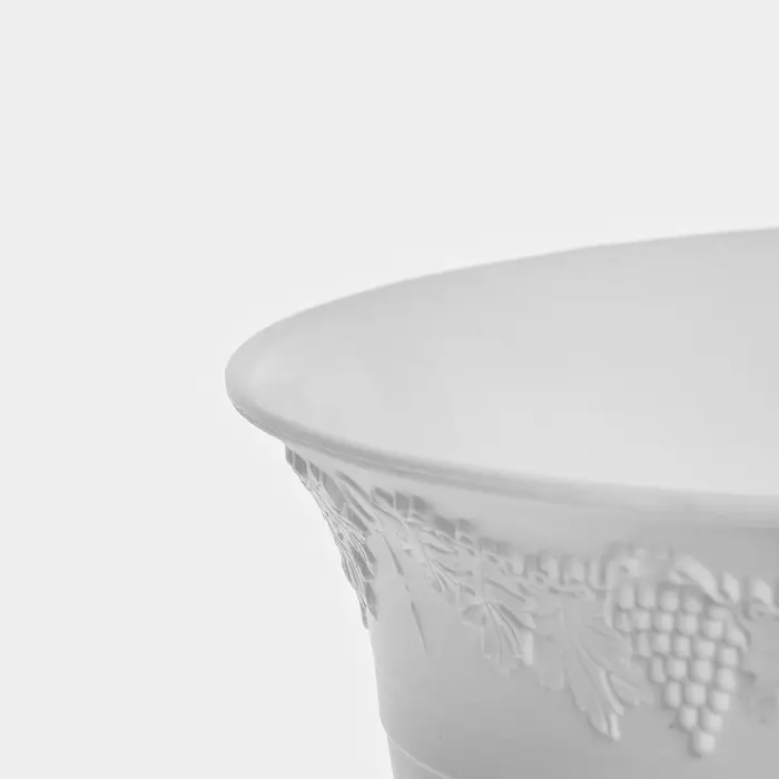 Вазон для цветов &laquo;Ангара&raquo;, 8 л, d=31 см, h=21 см, белый