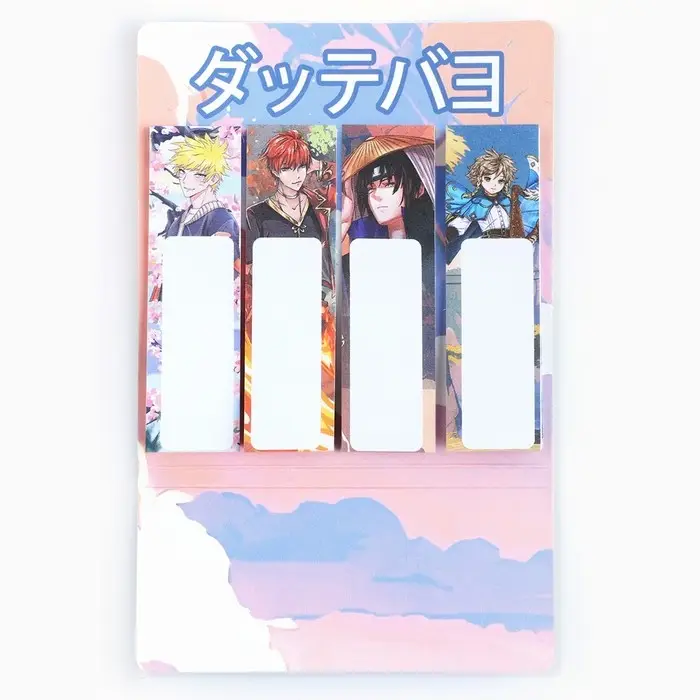 Стикеры закладки 4 шт., по 20 л. «Аниме» Стикеры закладки 4 шт., по 20 л. «Аниме»