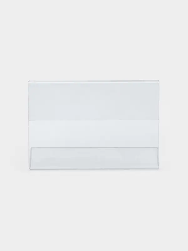 Ценникодержатель, 6&times;2&times;4 см, ПЭТ 0.5 мм