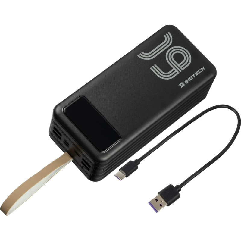 Внешний аккумулятор BigTech (BT-PB-60-BL-12) 60000 mAh черный