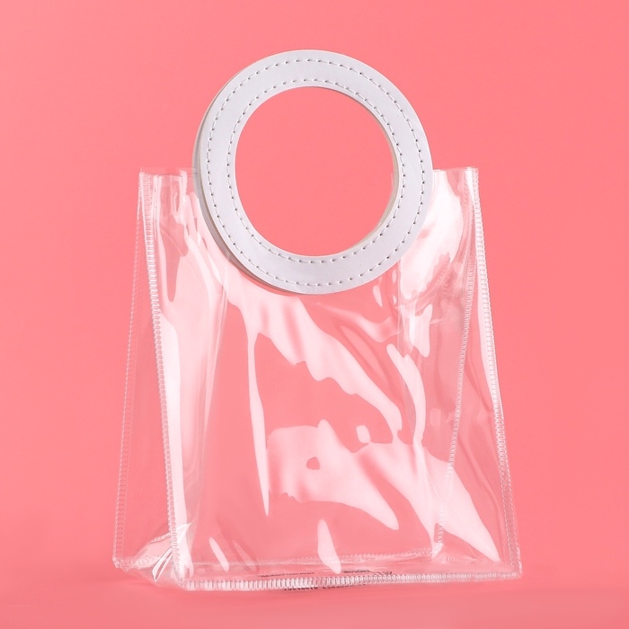 Пакет подарочный из ПВХ, белый, 17 х 15 х 8 см Пакет подарочный из ПВХ, белый, 17 х 15 х 8 см