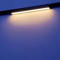 Трековый светильник FTL-001, серия Flat, 10 Вт, 48 В, 3000К, IP20, 300 мм, чёрный, свечение тёплое белое
