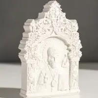 Икона с подвесом "Николай Чудотворец", размер 12х8х2 см,гипс Икона с подвесом "Николай Чудотворец", размер 12х8х2 см,гипс