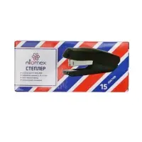 Степлер № 24/6 и 26/6, до 15 листов, Attomex, чёрный