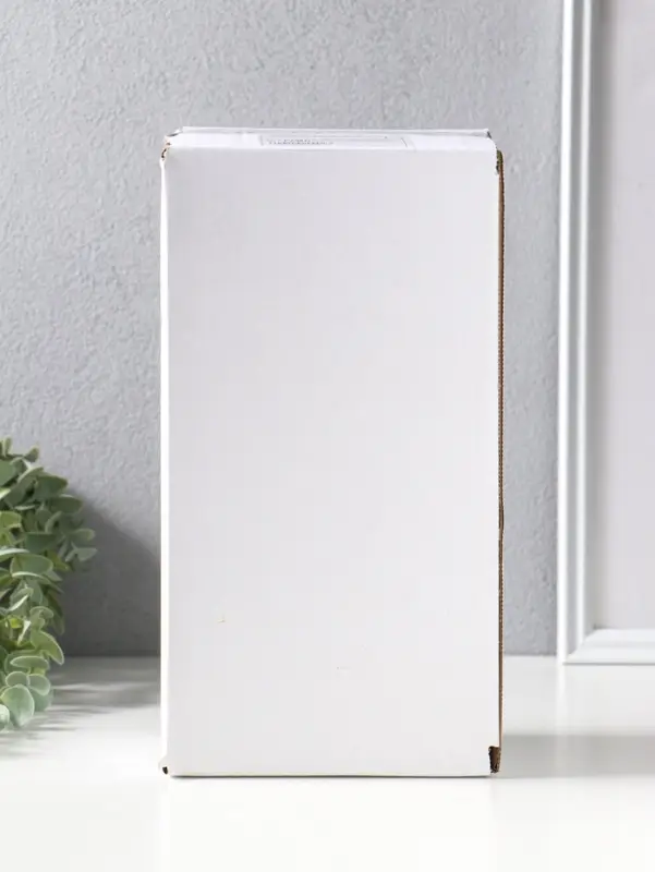 Сувенир полистоун "Заяц с большим голубым бантом в белый горох" 11,5х9х25,5 см