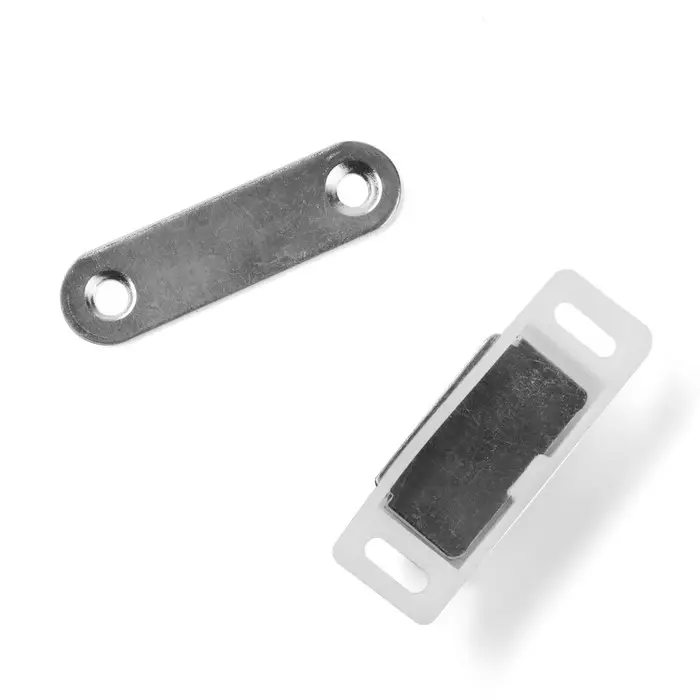 Магнит мебельный M001P, 41×13, маленький, прозрачный