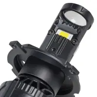 Лампа светодиод. H4 ECO LENS, 45Вт, 5700Лм (2850Лм x 2), 6500К, 12/24В, кмпл. 2 шт.