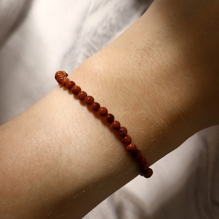 Браслет шар №4 «Авантюрин коричневый» Браслет шар №4 «Авантюрин коричневый»