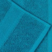 Набор полотенец махровых бордюр 440 г/м2, 50х90 бирюзовый, 10шт