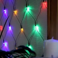 Гирлянда &laquo;Сеть&raquo; 2&times;2 м, IP20, тёмная нить, 224 LED, 8 режимов, 220 В, свечение мульти