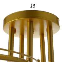 Люстра 1084/5GD 40Вт Е27 золото 56х56х23 см BayerLux