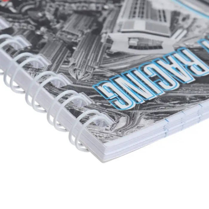 Блокнот А7, 40 листов в клетку на гребне Hatber «Автопанорама», обложка мелованный картон, блок 65 г/м², МИКС 6 видов