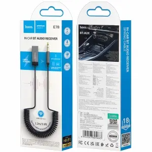 Bluetooth ресивер E78 HOCO серый