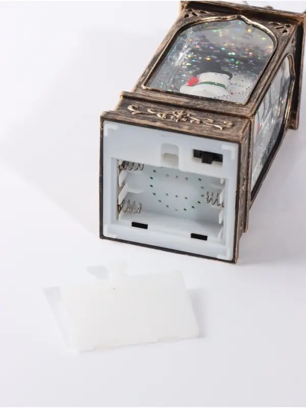 Фигура светодиодная &laquo;Фонарь с снеговиком&raquo; 6.5&times;6.5&times;17.5 см