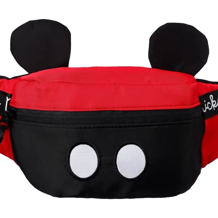 Сумка поясная детская с ушками, 20&times;16&times;5 см, Микки Маус