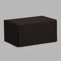 Коробка самосборная "Почтовая", черная, 30 х 20 х 15 см