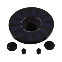 Фонтан садовый JT-130F1, 7 Вт, h=55 см, 150 л/ч, на солнечной батарее