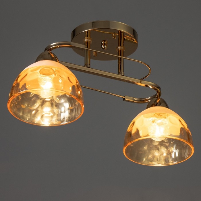 Люстра Люстра "Аквила" 2хЕ27 40Вт золото 45х15х22 см BayerLux