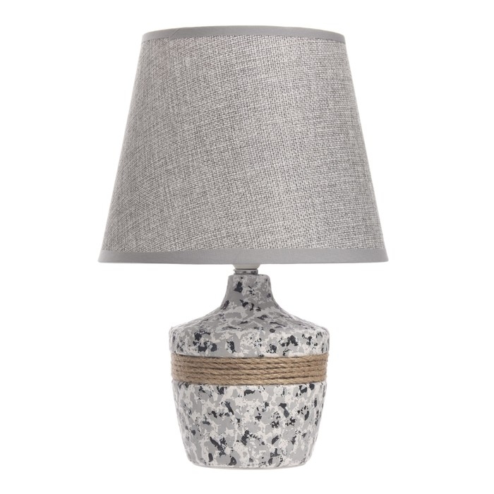 Настольная лампа Настольная лампа "Инга" Е14 40Вт серый 20х20х29см