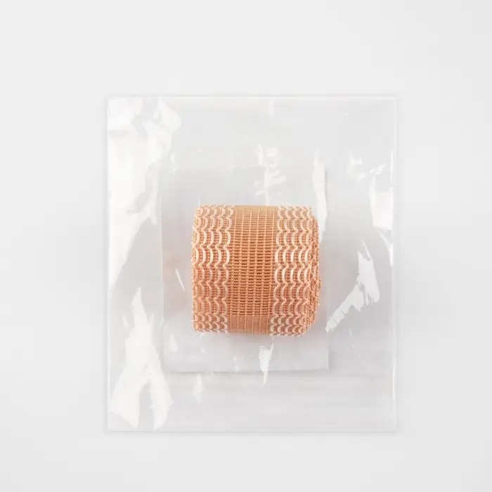 Лента для подгибания швов, термоклеевая, 25 мм, 100 см, бежевая