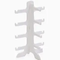 Подставка под очки 4 места, 15.5&times;14&times;25.5 см, белая