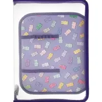 Папка для труда А4 Gummy, молния вокруг/откидная планка