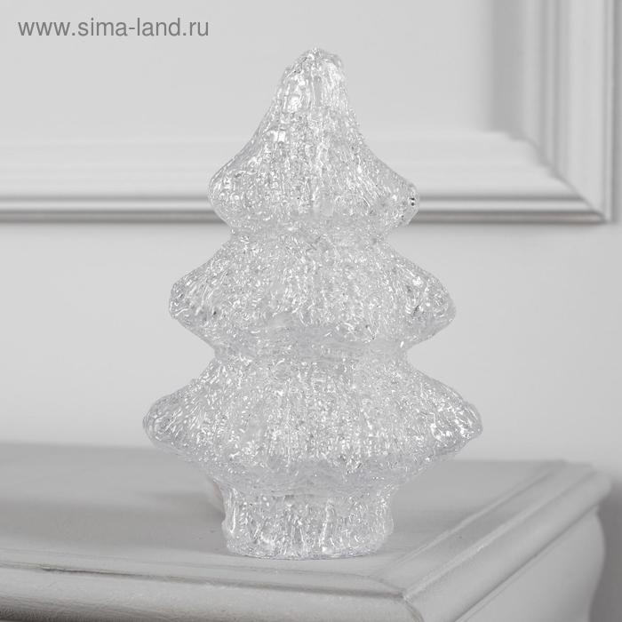 Светодиодная фигура «Ёлочка» 7 × 21 × 7 см, акрил, 20 LED, батарейки ААх2 (не в комплекте), свечение белое Светодиодная фигура «Ёлочка» 7 × 21 × 7 см, акрил, 20 LED, батарейки ААх2 (не в комплекте), свечение белое