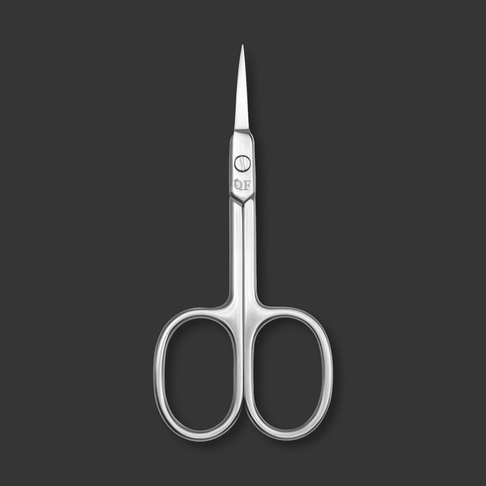 Ножницы маникюрные «Premium», для кутикулы, загнутые, узкие, 9,3 см, на блистере, цвет серебристый Ножницы маникюрные «Premium», для кутикулы, загнутые, узкие, 9,3 см, на блистере, цвет серебристый