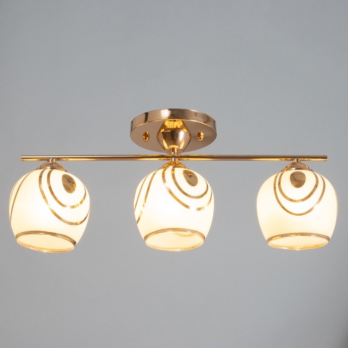 Люстра Люстра "Карри" 3х40Вт Е27 Золото МОДЕЛЬ: 2800431