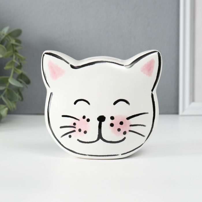 Копилка керамика Копилка керамика "Милая кошечка" 8,2х12,7х11,4 см