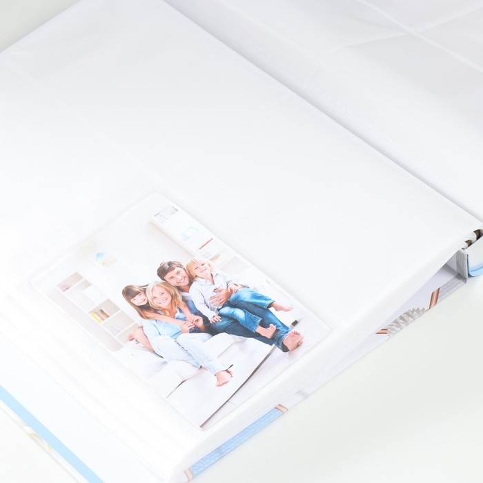 Фотоальбом на 400 фото 10х15 см Фотоальбом на 400 фото 10х15 см "Нежные цветы на принте" МИКС 33,5х27,5х5,5 см