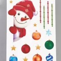 Виниловые наклейки &laquo;Новогодняя история&raquo;, 35 &times; 50 см, 4 листа