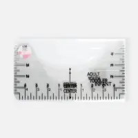 Набор линеек для раскроя горловины, 4 шт., 25.4&times;6.35/8.9/11.5/12.7 см