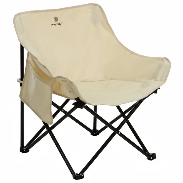 Кресло складное maclay, 65&times;58&times;66 см, до 120 кг, цвет бежевый