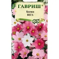 Семена цветов Космея &laquo;Вега&raquo;, бело-розовая смесь, 0.5 г
