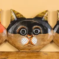 Панно &laquo;Котята&raquo;, 100&times;1.5&times;17 см, дерево