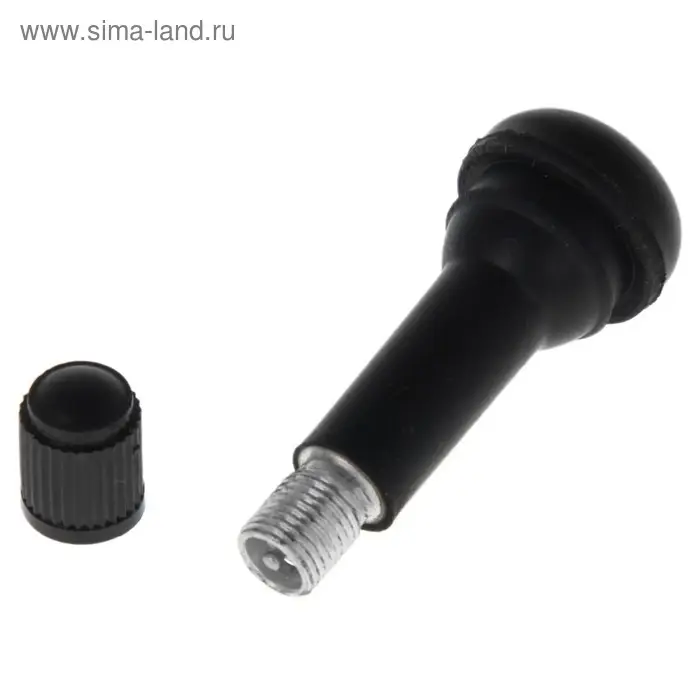 Вентиль для бескамерных шин, TR414, пластик, чёрный Вентиль для бескамерных шин, TR414, пластик, чёрный