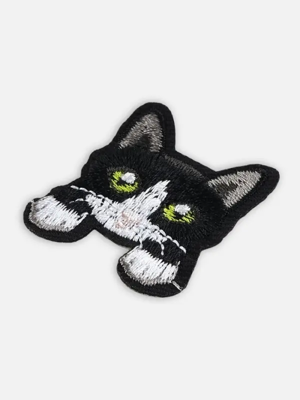Термоаппликация &laquo;Котёнок с лапками&raquo;, 4&times;3.2 см, чёрная