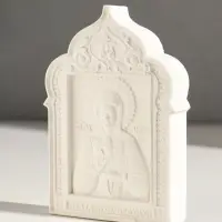 Икона &laquo;Святая Матрона&raquo;, с подвесом, 12&times;8&times;2 см, гипс
