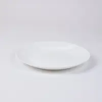 Тарелка обеденная WhiteOpal, d=22.6 см, стеклокерамика, белая