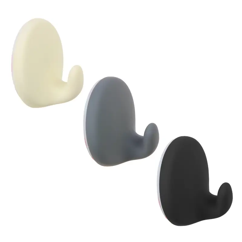 VETTA Крючок, прорезиненное покрытие, полимер, 3 цвета