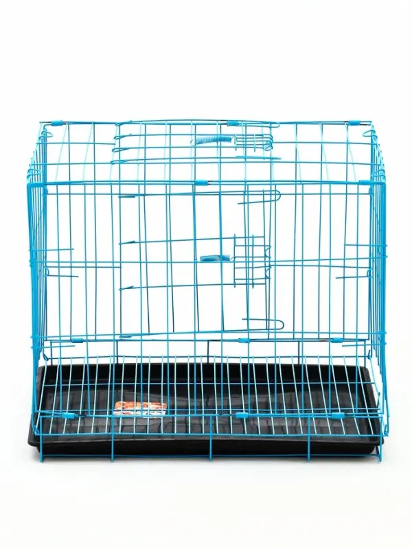 Клетка для собак 51&times;35&times;41 см, голубая