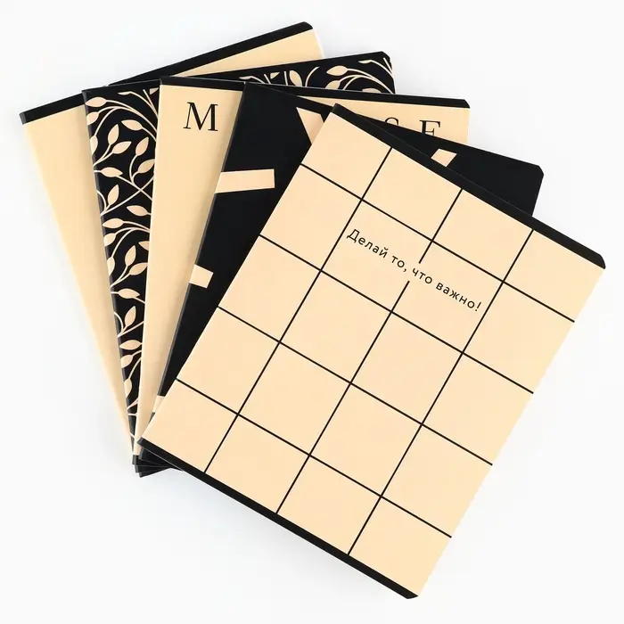 Тетрадь в клетку, 48 л., А5, на скрепке, блок №1 &laquo;Ты можешь всё&raquo; МИКС