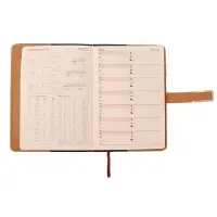 Ежедневник недатированный Calligrata, А5, в линейку, с хлястиком, 100 листов, обложка ПВХ, синий